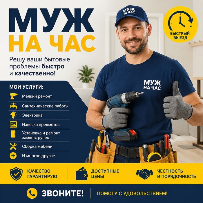 Услуги мастера на час