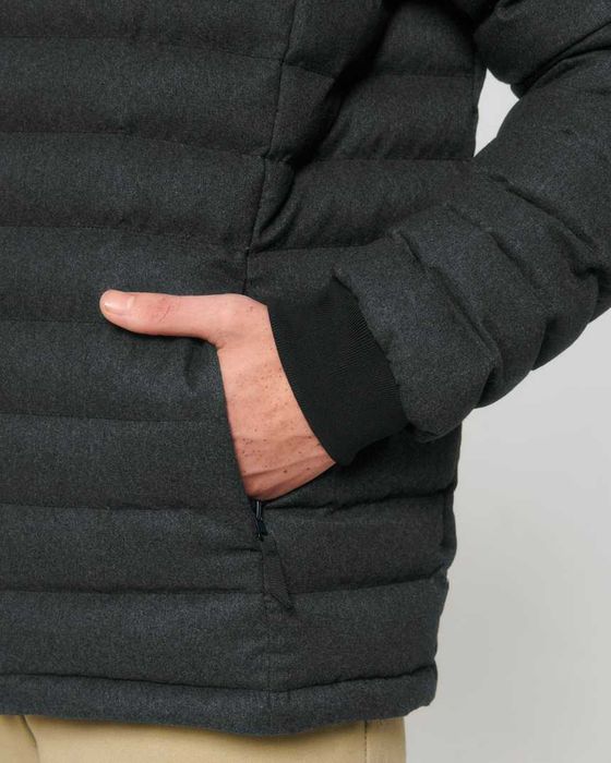 NEW! Мъжко италианско зимно яке Stanley Voyager с висока яка.