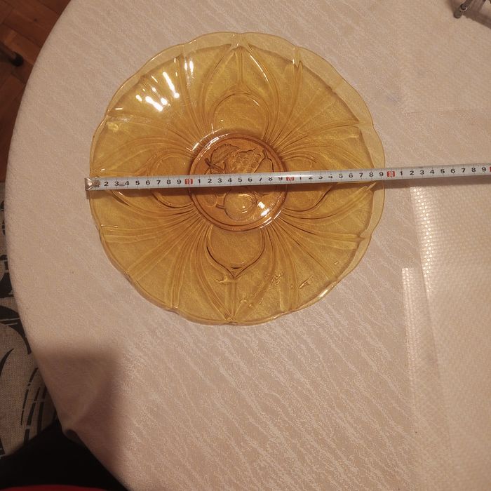 Стъклено плато Цветно плато