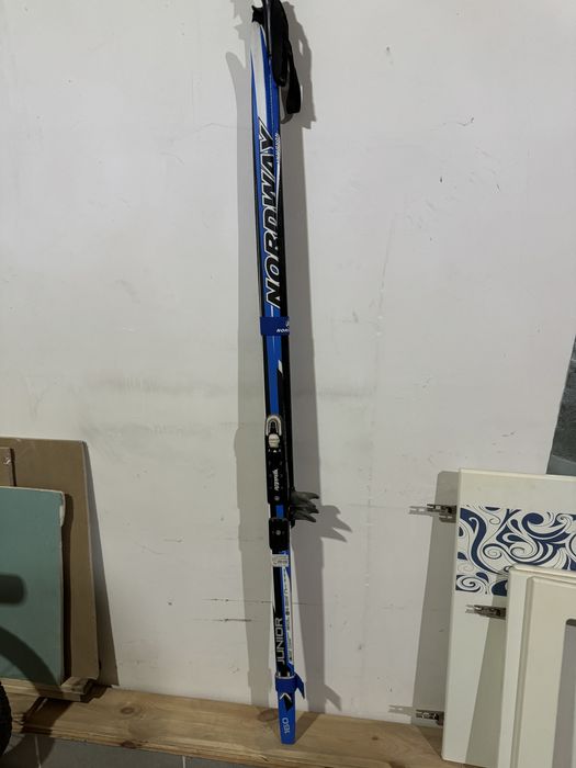 Лыжи  160 см с ботинками