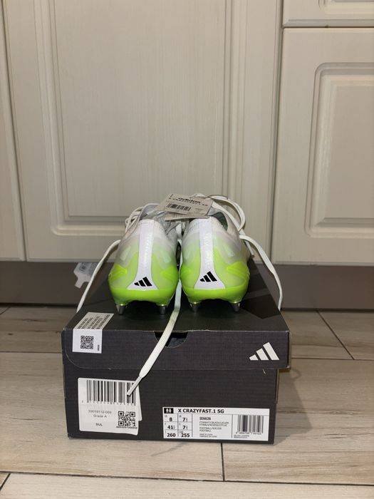 Ghete Fotbal Adidas X CRAZYFAST.1 SG - NOI - Mărimea 41 1/3