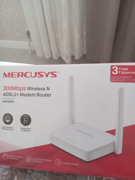 Modem Router Mercusys MW 300D