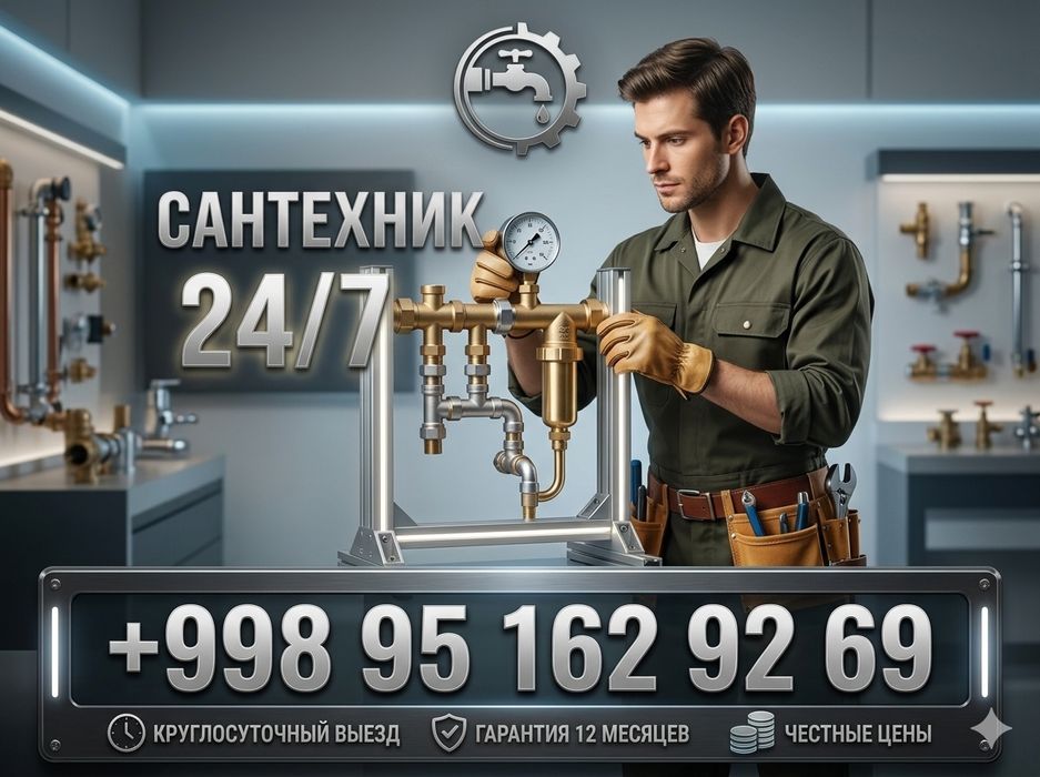 Сантехник срочно 24/7
