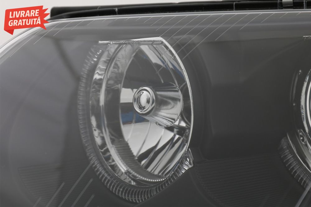 Faruri VW Passat 3BG B5 (09.2000-03.2005) Angel Eyes Negru