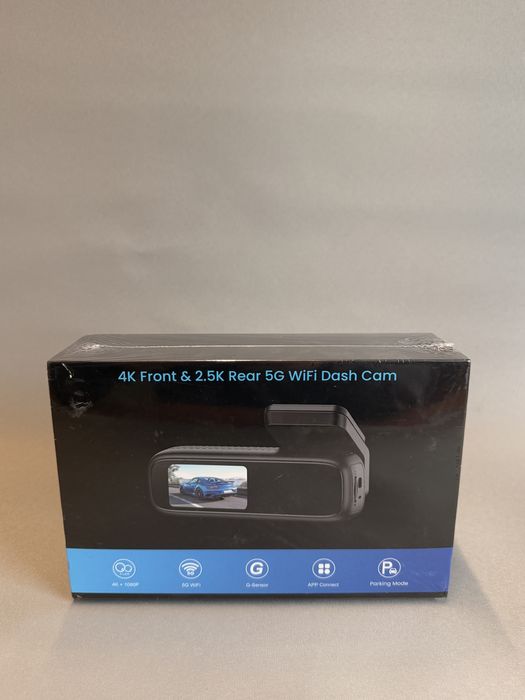 Dealazot X4 Dashcam 5G wifi 4K Fata+spate, sigilata