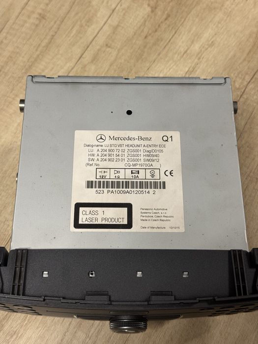 Медия за Mercedes w204 - работи без грешка