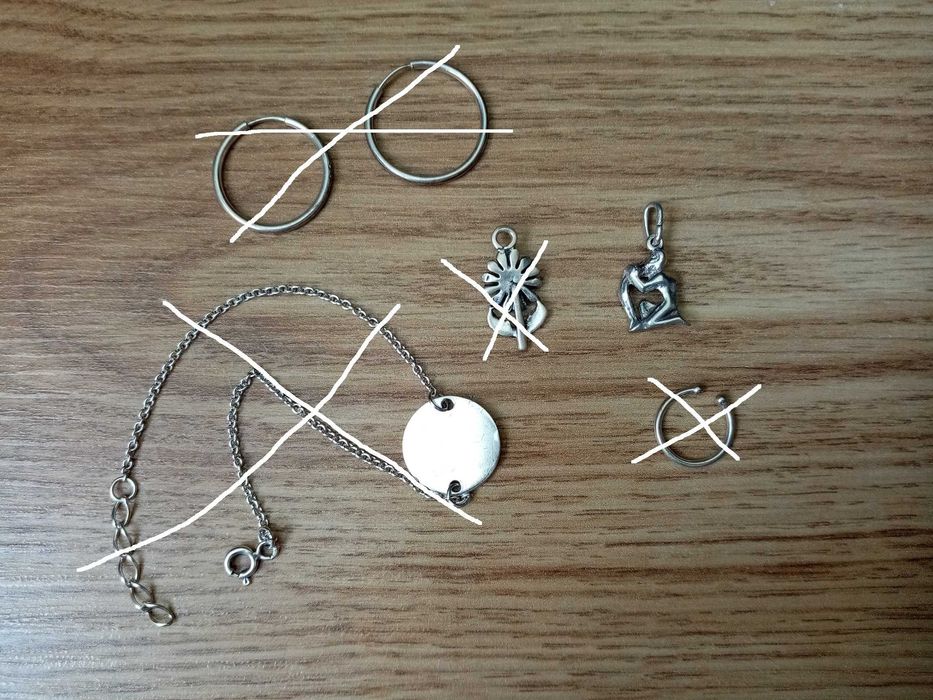 Сребърни бижута - висулка Водолей