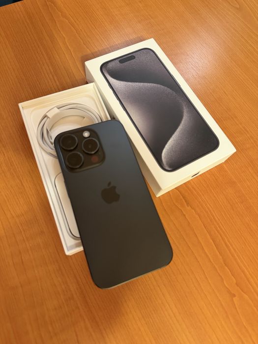 iPhone 15 Pro Black Titanium