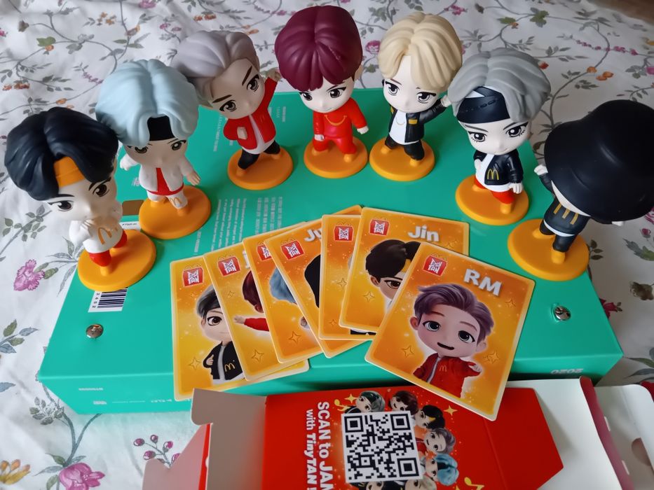 BTS фигурки от Макдоналдс 2