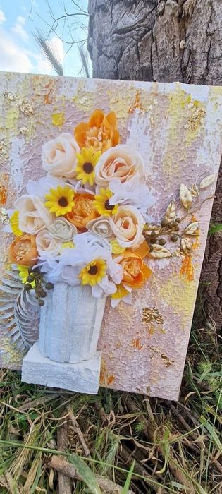 Tablou 5D Deluxe Flori_Handmade Unicat