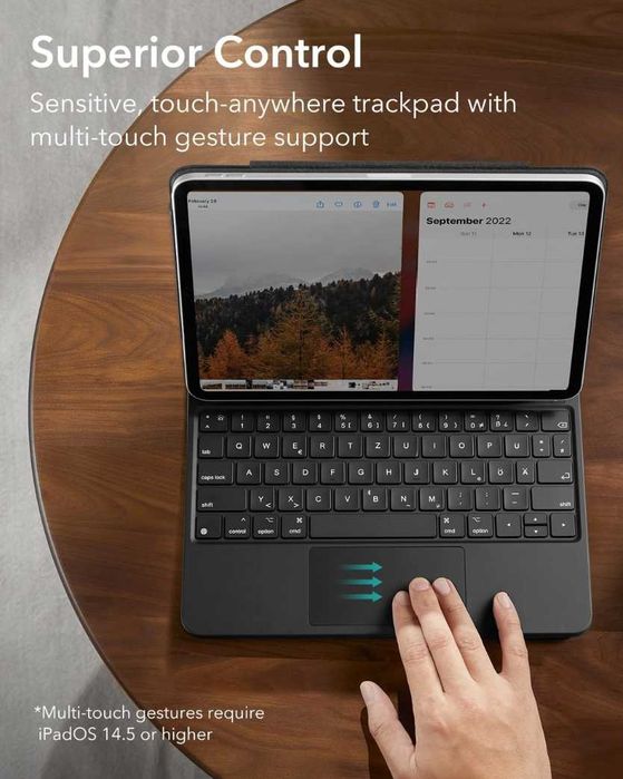 Husă cu tastatură magnetică ESR pentru iPad Air/Pro 11
