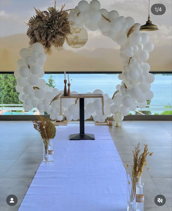 Decor evenimente photocorner / arcada baloane / aranjamente /marturii
