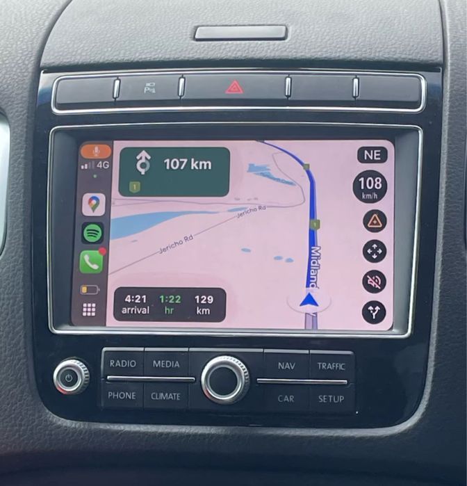 Modul Carplay Android auto VW TOUAREG 7P wireless rns850 Waze Google