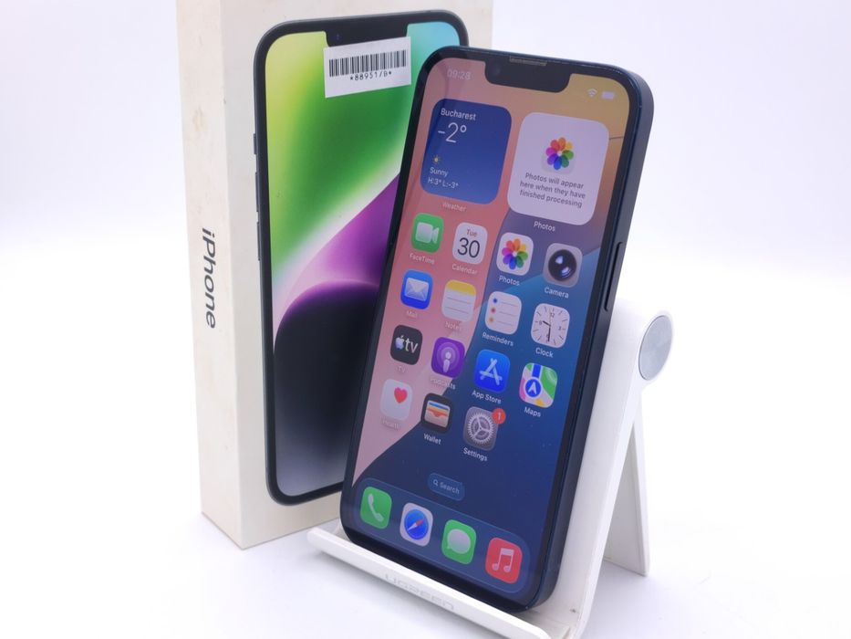 Apple iPhone 14 128GB Midnight 6GB Single, Garantie 24 luni | #D88951
