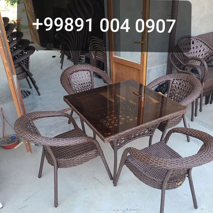 В акции. Столы и стулья из ротанга. Гарантия 3-5 л
