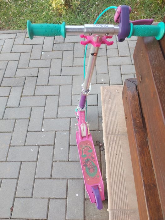 Trotinetă + role copii Oxelo + protecții Zealot – stare foarte bună