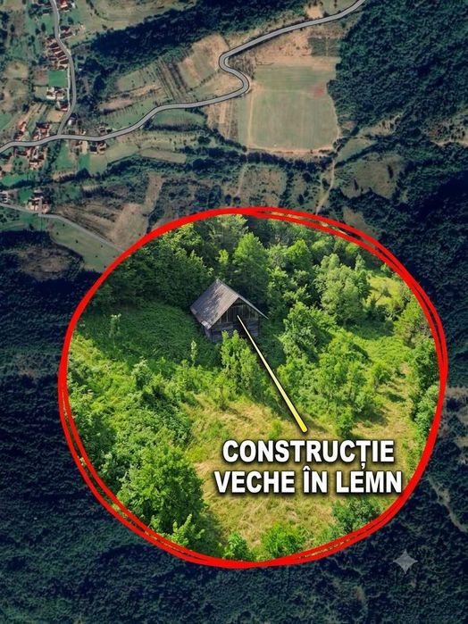 Teren 1.76 HA cu Sura/Construcție Lemn Rîșculița, HD