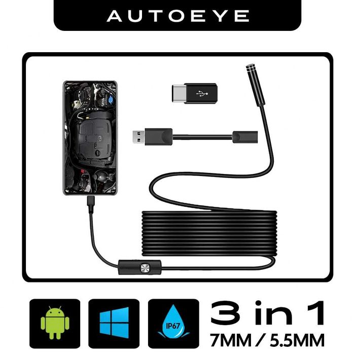 Control motor instalatii auto video HD camera Endoscop