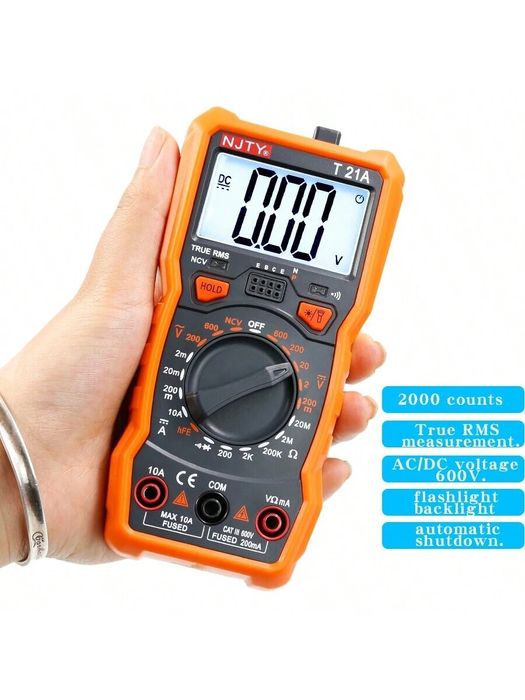 Мультиметр цифровой njty t21a