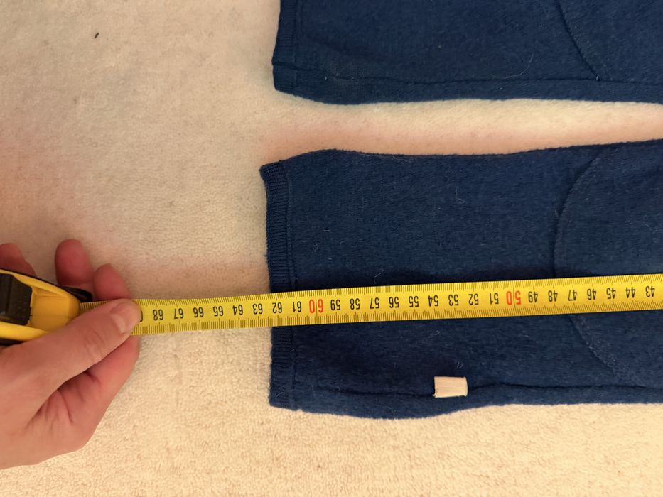 Pantaloni / salopeta Disana, din lana fiarta, 2-3 ani