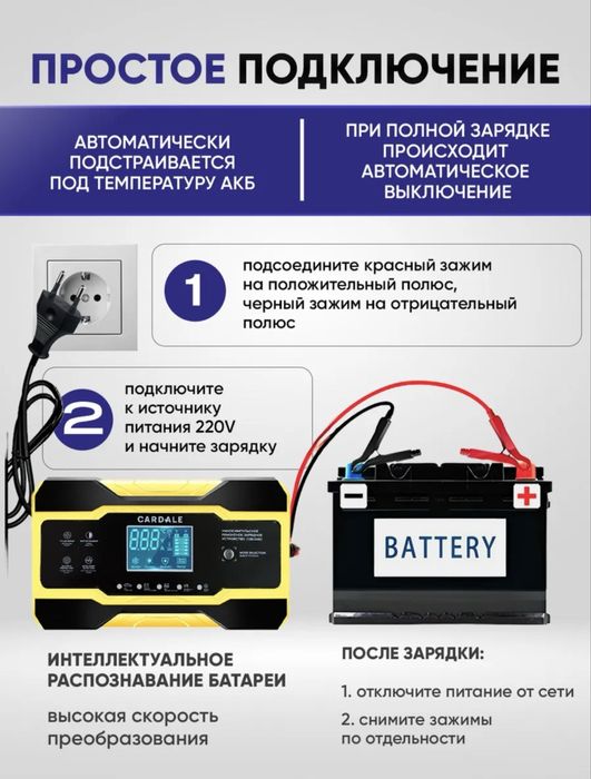 Зарядное устройство для АКБ автомобиля