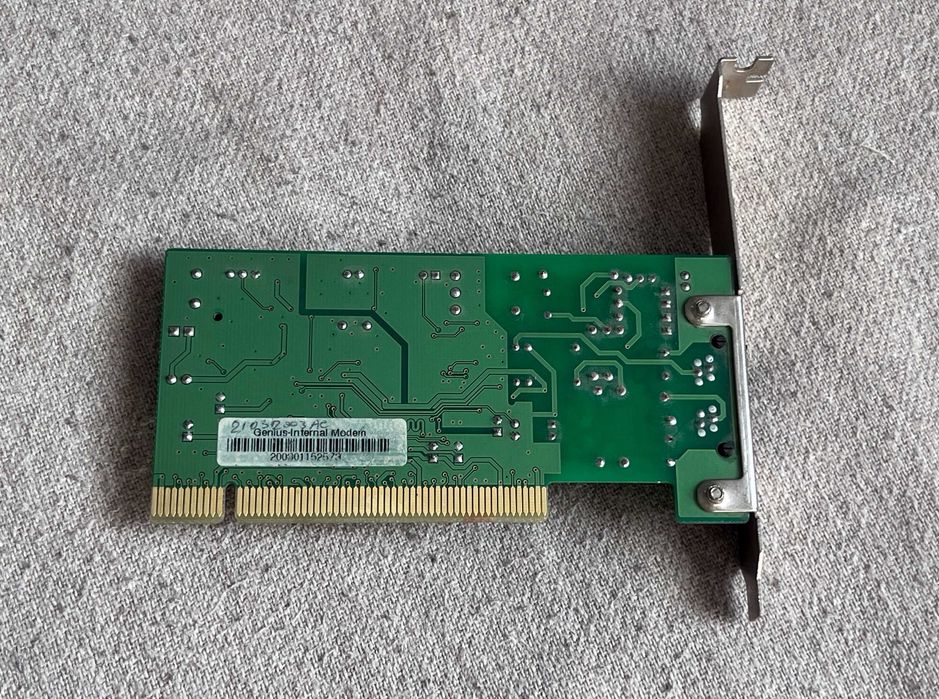 Placă modem PCI Genius Internal Modem 56k compatibil Windows Linux