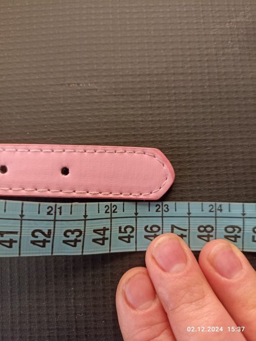 Ошейник розовый для кошек 46см