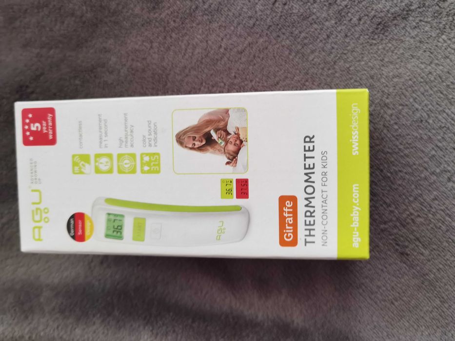 Термометър за деца AGU, Без контакт, От раждането, Жираф