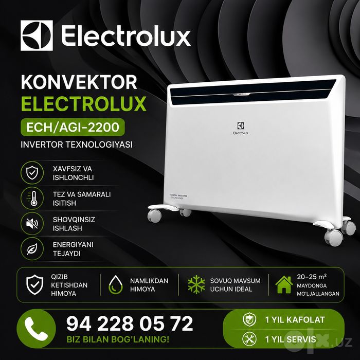 Konvektor Ballu / Kamin / AIWA / Infraqizil isitgich / Opel / Electrol
