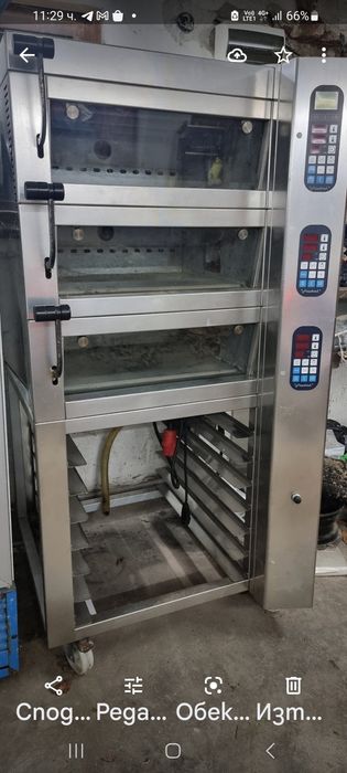 Оборудване за пекарна,вертикални хладилници,печки