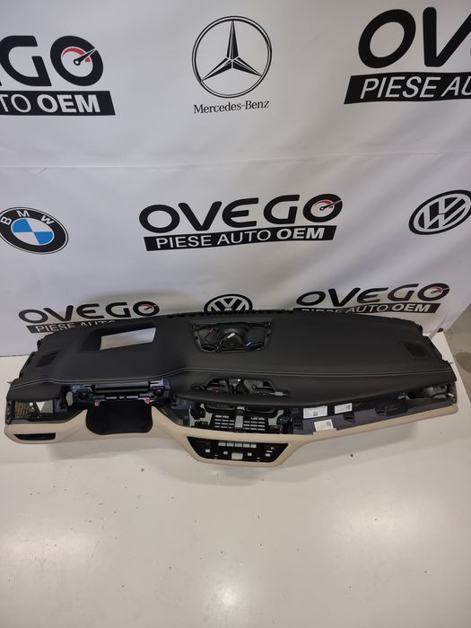 Plansa bord piele Napa fina + Head Up  BMW Seria 7 G11 G12/cod-7991253