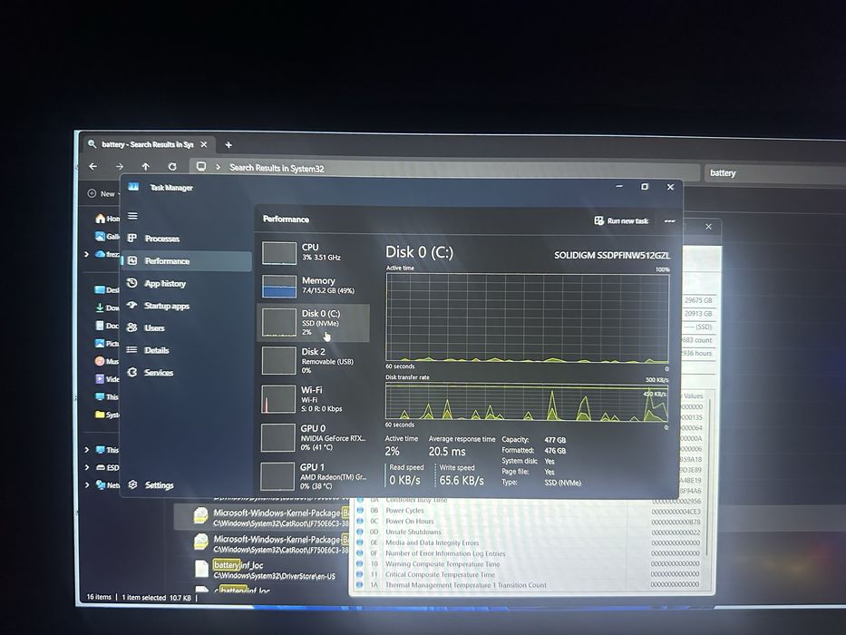 Laptop Gaming Lenovo IdeaPad 3 | RTX 4050 (6GB) | Ryzen 5 7535HS | 16GB DDR5 | 120Hz | Stare Excelentă