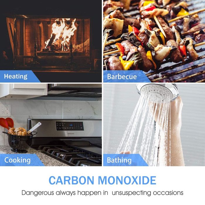 X sense Wi-fi детектор за газ СО с 10 годишна батерия