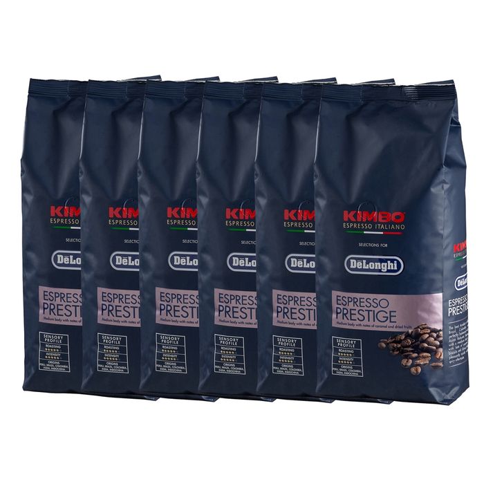 Зерновой кофе DeLonghi Kimbo Espresso Prestige 1 кг