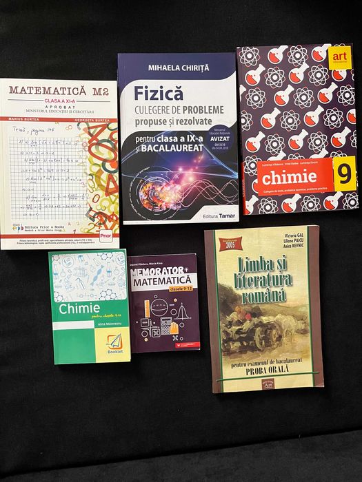 Cărți pentru bacalaureat și liceu