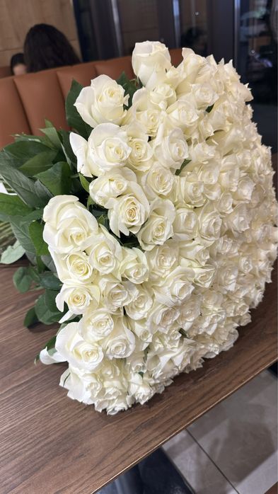 Цветы 151роз свежие большой