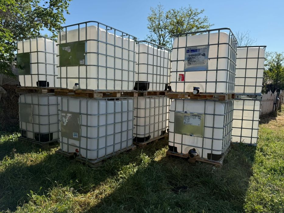 Bazin ,rezervor ,IBC , Cub 1000 de litri , Tuburi fântâne fose