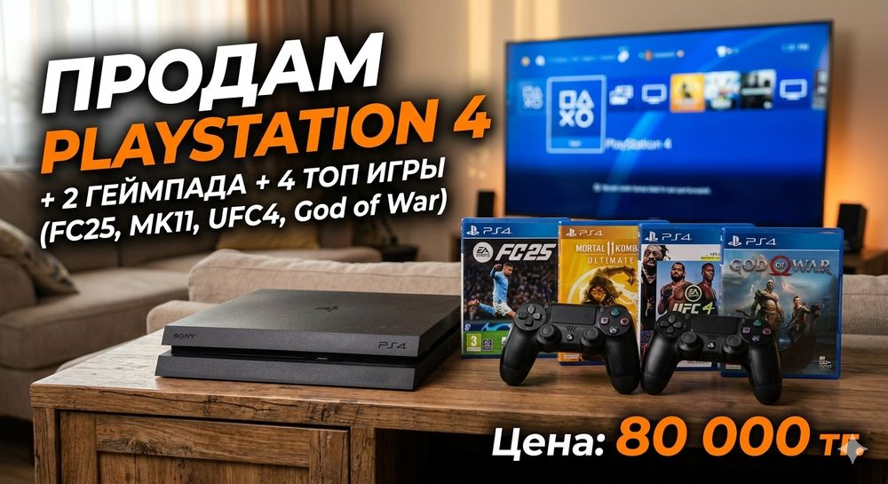 Продам PlayStation 4 Slim