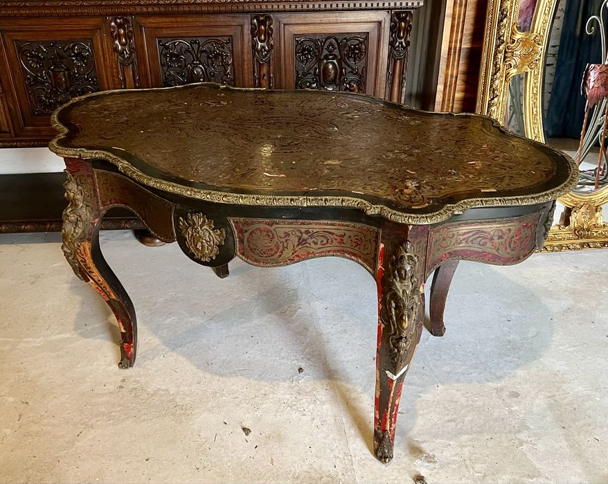 Masă veche Charles Boulle *** vintage / antic / vechi / retro ***