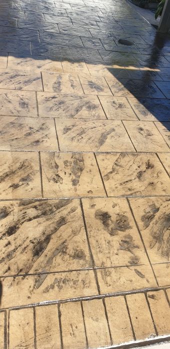 Щампован бетон .