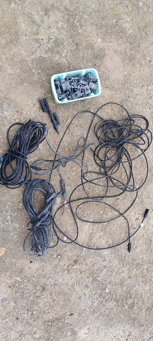 Set 6 Panouri solare fotovoltaice 200W, JF200 Rama Neagra