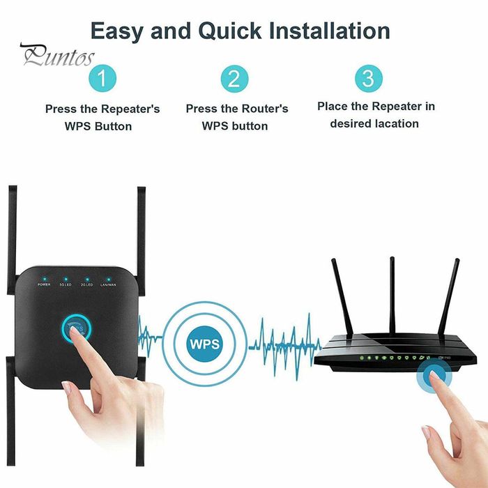 Усилитель Wi-Fi ретранслятор 5G/1200Mbps. (Brand 2025)