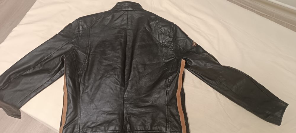 Дамско кожено мото яке   XXL