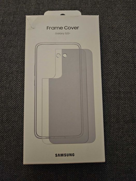 Husă telefon Galaxy S22 plus, Frame Cover, Transparent