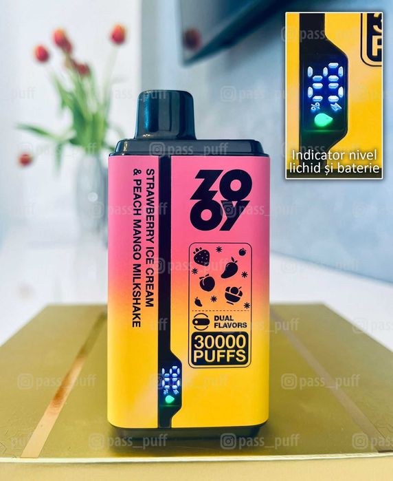 Vape Zooy30k cu 2 arome