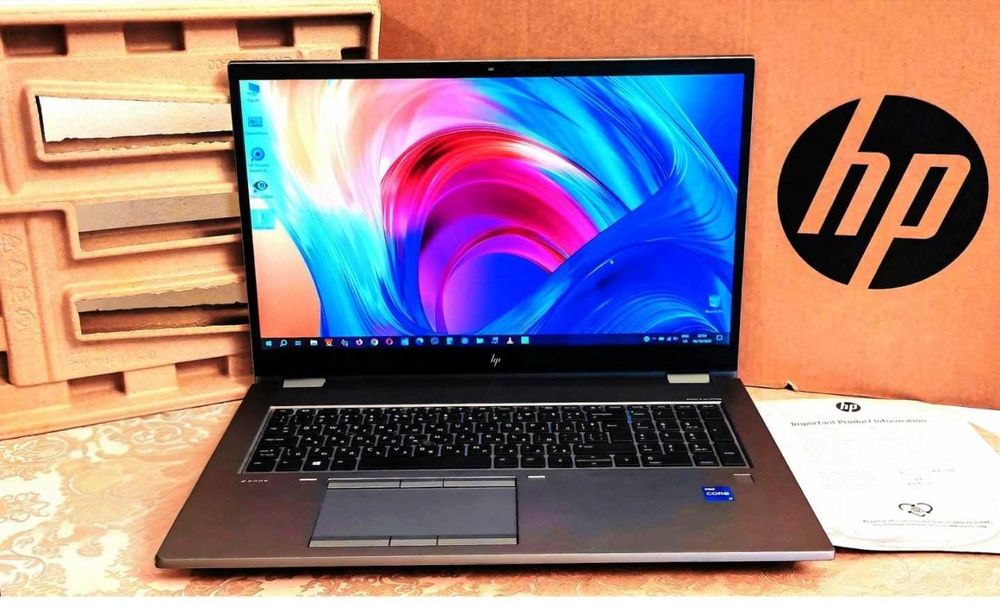 HP ZBook Fury 17 Gen 8/4K Ultra HD IPS 100% DCI-P3 500 nits./Intel Core i7/NVidia RTX A2000 4GB/16GB RAM/256GB SSD NVMe worstation ранотна станция