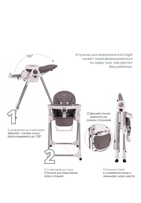 Стульчик для кормления iLovi light