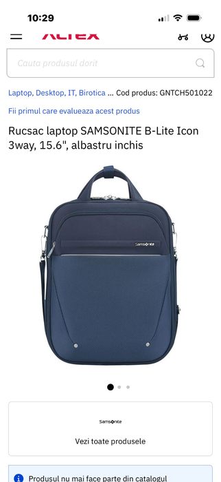 Rucsac laptop Samsonite -Nou