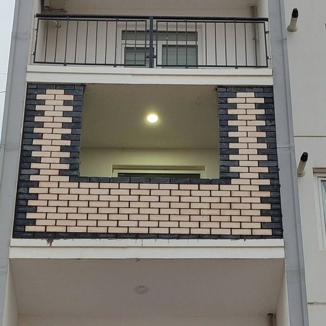 Balkonga g'isht teramiz .Kladka balkon..Zabor va devorlar qilamiz