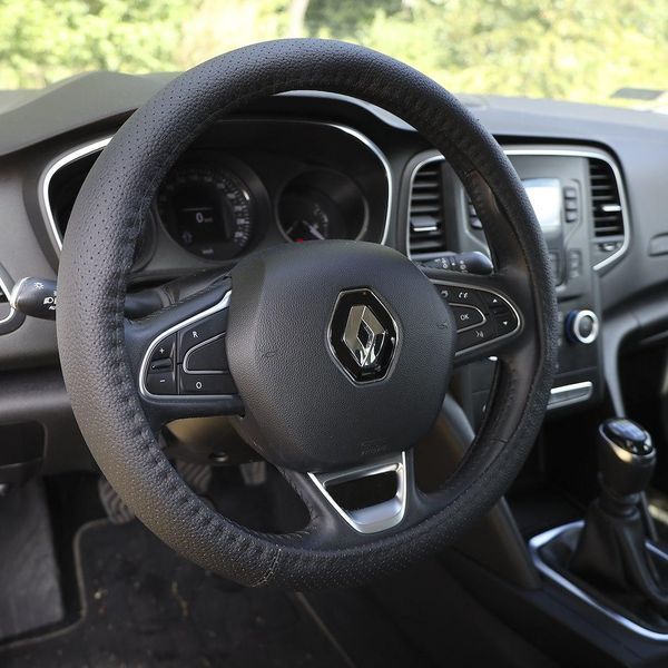 калъф за волан от естествена кожа за волани с размер м 37см-39см , ...